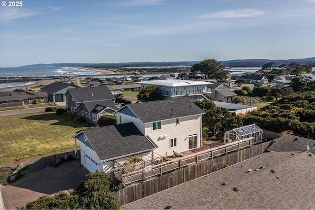 757 Newport Ave SW, Bandon, OR 97411 - drone / aerial view featuring a residential view