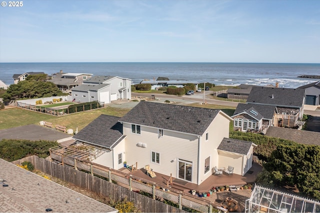 757 Newport Ave SW, Bandon, OR 97411 - bird's eye view featuring a water view