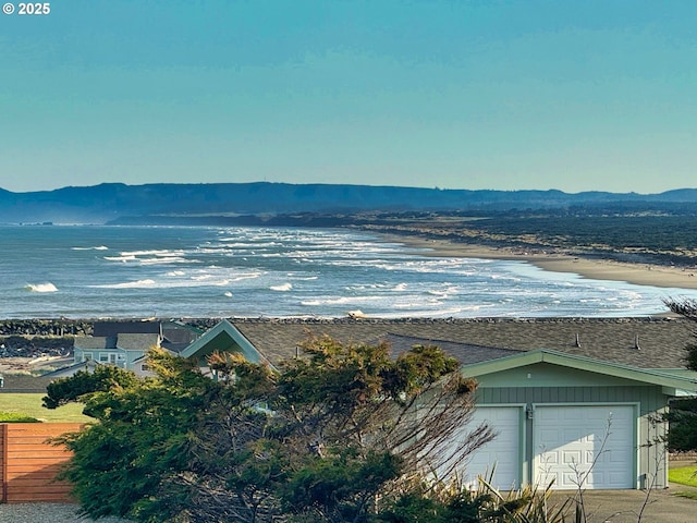 757 Newport Ave SW, Bandon, OR 97411 - water view with a mountain view