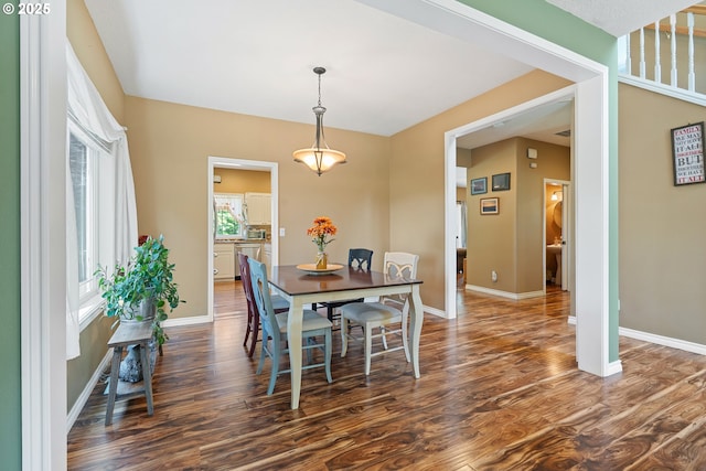 2855 NW Orchard Heights Ave, Albany, OR 97321 - dining space with wood finished floors and baseboards