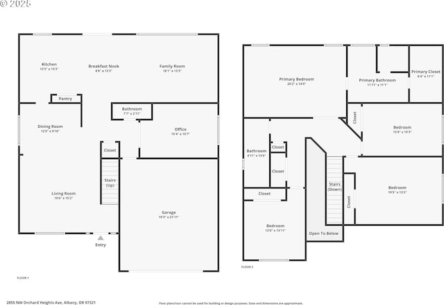 2855 NW Orchard Heights Ave, Albany, OR 97321 - home floor plan