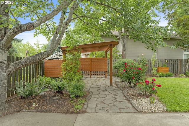 17811 NW Gilbert Ln, Portland, OR 97229 - view of patio