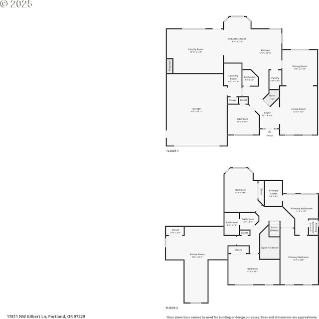 17811 NW Gilbert Ln, Portland, OR 97229 - home floor plan