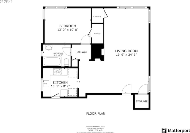 2025 SE Caruthers St Unit 19, Portland, OR 97214 - bathroom with tile patterned floors,  shower combination, and vanity