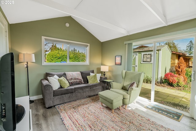 7644 SE Crystal Springs Blvd, Portland, OR 97206 - living area featuring wood finished floors