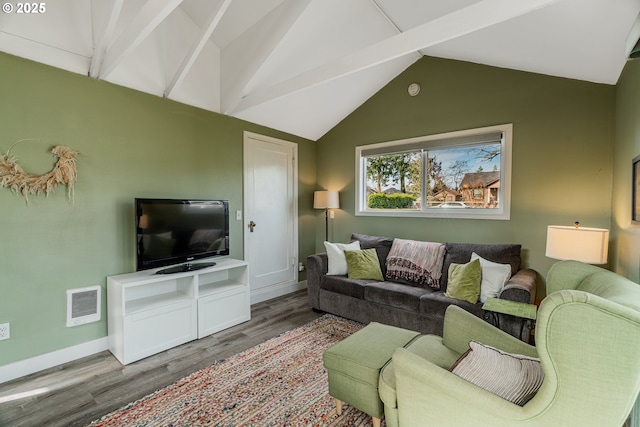 7644 SE Crystal Springs Blvd, Portland, OR 97206 - living room featuring wood finished floors and baseboards