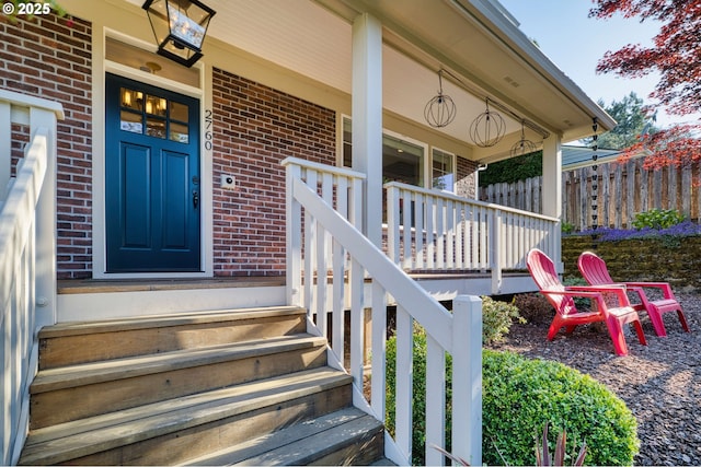 2760 SW Sylvania Ter, Portland, OR 97219 - entrance to property featuring brick siding and a porch