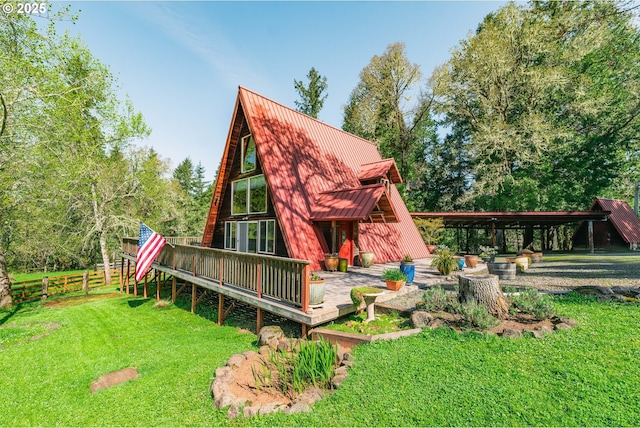 5920 Elkhead Rd, Yoncalla, OR 97499 - view of back of property