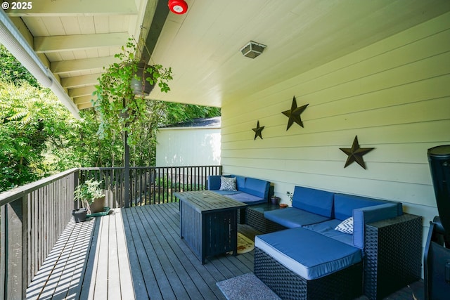 7360 SE Imperial Ct, Milwaukie, OR 97222 - wooden terrace featuring an outdoor living space