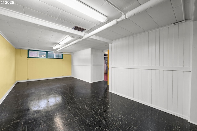 garage with visible vents