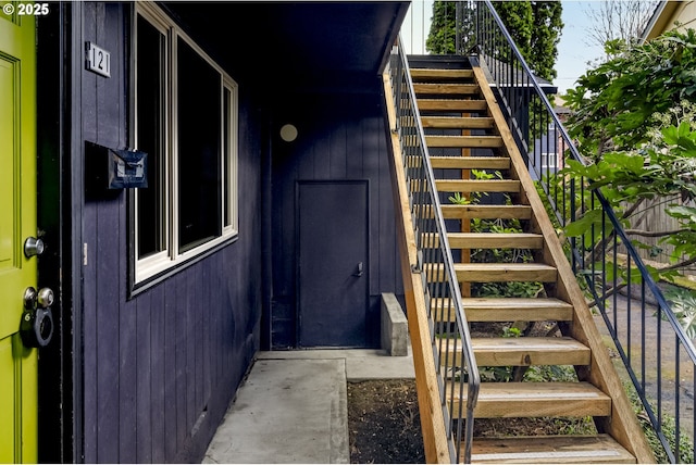 view of stairs