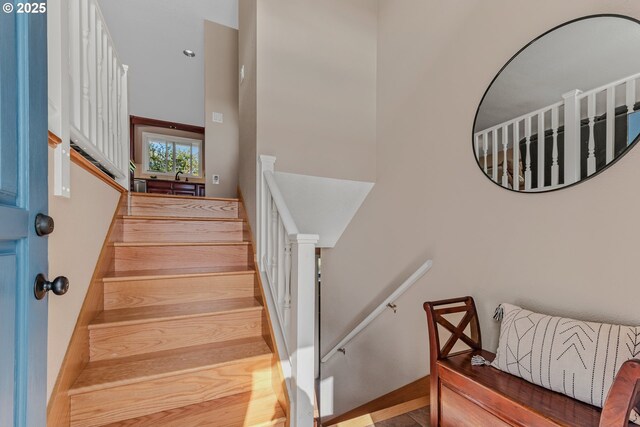 view of staircase