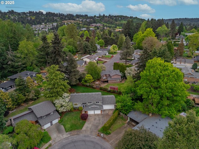 aerial view of residential area