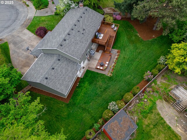 view of subject property