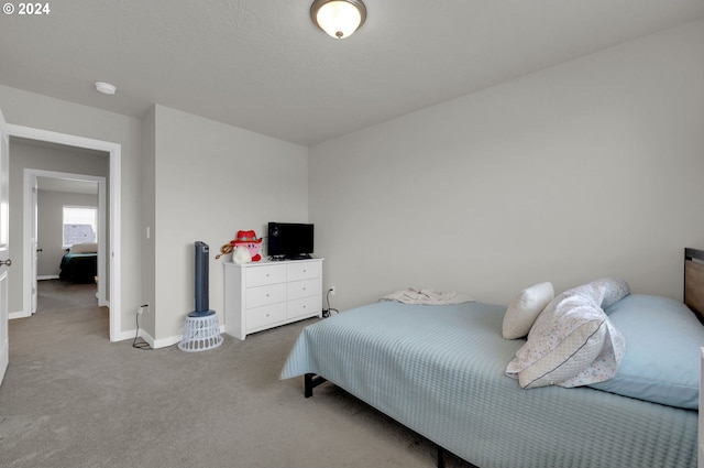 bedroom with carpet flooring