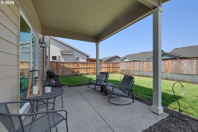 view of patio / terrace with grilling area