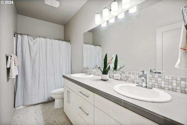 14410 SW Aiken Ln, Beaverton, OR 97005 - bathroom with a shower stall, decorative backsplash, double vanity, and a bath