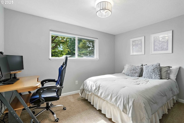 1208 SE Chapman Ave, Troutdale, OR 97060 - carpeted bedroom with an office area and baseboards