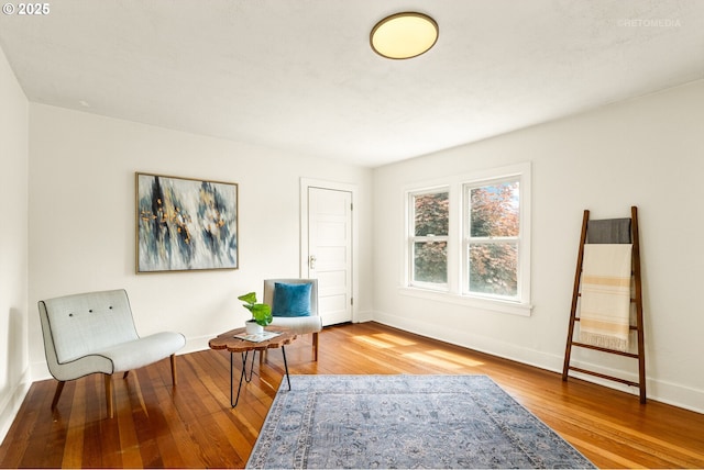 5125 NE Davis St, Portland, OR 97213 - sitting room with hardwood / wood-style flooring and baseboards