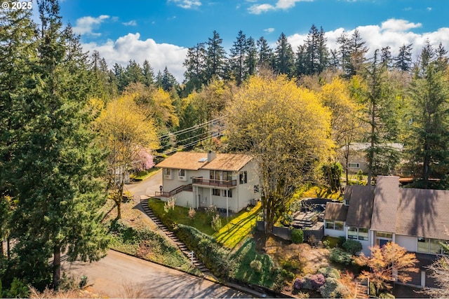 1610 Lee St, Lake Oswego, OR 97034 - aerial view of property and surrounding area