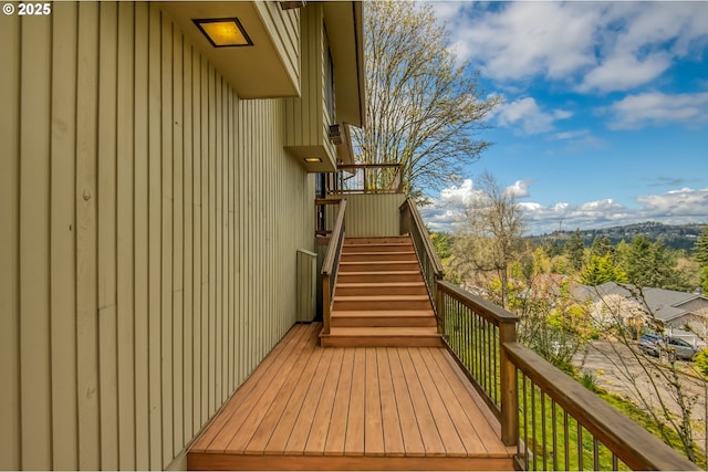 1610 Lee St, Lake Oswego, OR 97034 - wooden deck with stairs