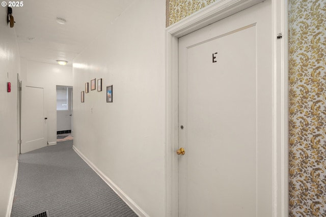 646 SE 60th Ave, Portland, OR 97215 - corridor with baseboards and carpet flooring