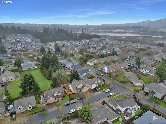 bird's eye view featuring a residential view