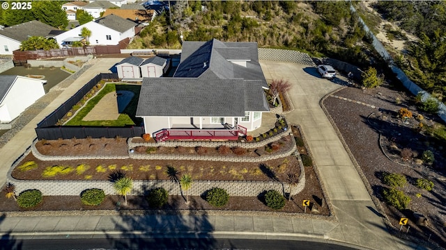 1985 32nd St, Florence, OR 97439 - bird's eye view with a residential view