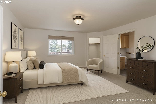 1985 32nd St, Florence, OR 97439 - bedroom with light carpet and a closet