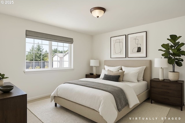 1985 32nd St, Florence, OR 97439 - bedroom featuring baseboards and light colored carpet