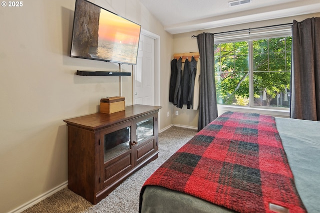 bedroom featuring carpet floors