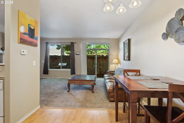 living room featuring hardwood / wood-style flooring