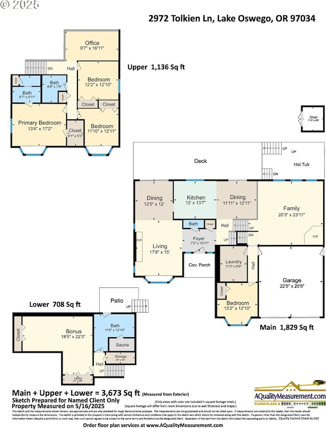 2972 Tolkien Ln, Lake Oswego, OR 97034 - floor plan / room layout
