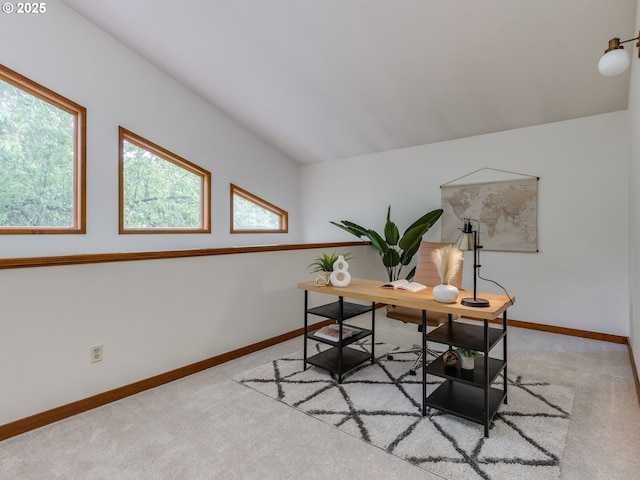 2972 Tolkien Ln, Lake Oswego, OR 97034 - office area featuring baseboards and light colored carpet