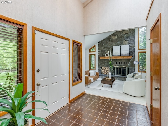 2972 Tolkien Ln, Lake Oswego, OR 97034 - foyer entrance with a high ceiling and baseboards