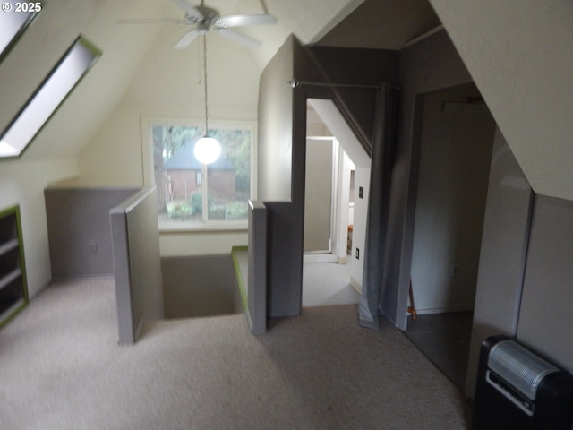 325 River Rd, Eugene, OR 97404 - bonus room featuring lofted ceiling, carpet, and ceiling fan