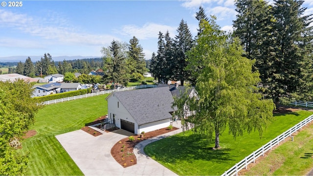 aerial view of property and surrounding area