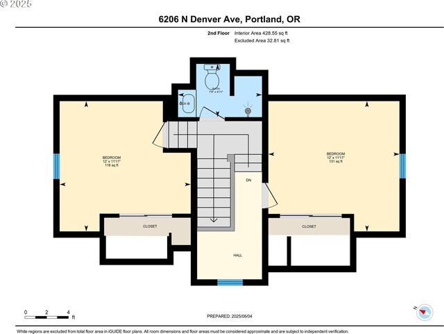 6206 N Denver Ave, Portland, OR 97217 - floor plan / room layout