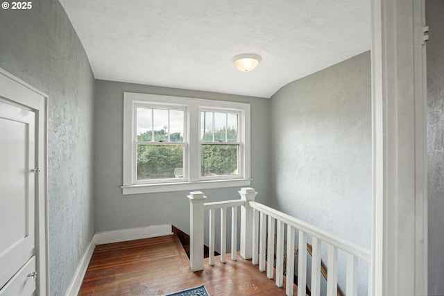 1825 NE 4th St, Salem, OR 97301 - bedroom featuring wood-type flooring, a textured ceiling, and a textured wall