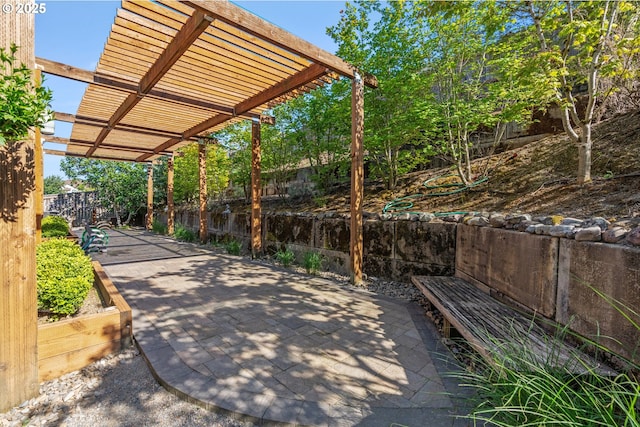 1748 Hardin Ave NW, Salem, OR 97304 - view of patio featuring a pergola