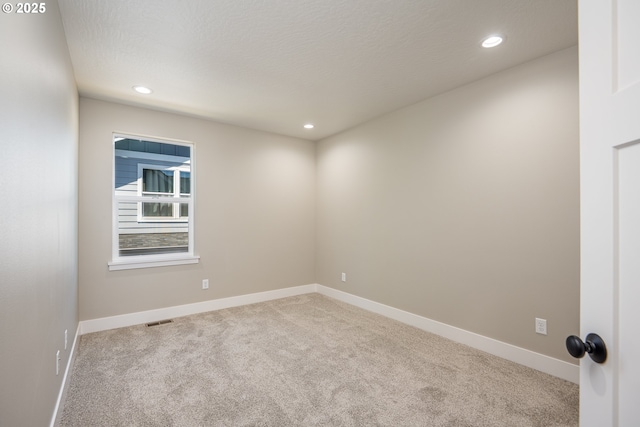 24934 Westfield Ave, Veneta, OR 97487 - carpeted spare room featuring recessed lighting and a textured ceiling