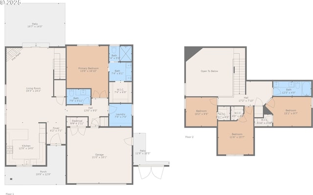 24934 Westfield Ave, Veneta, OR 97487 - view of property floor plan