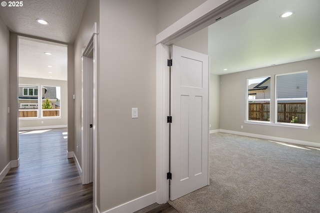 24934 Westfield Ave, Veneta, OR 97487 - hallway featuring recessed lighting and wood finished floors