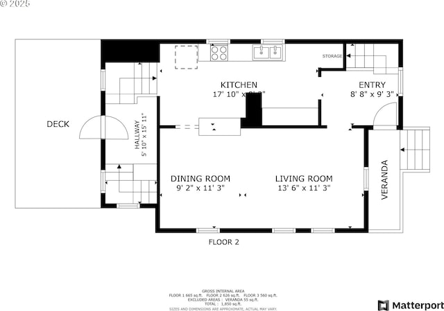 4822 N Vanderbilt St, Portland, OR 97203 - floor plan / room layout