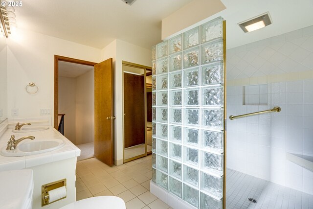 7430 SW Greens View Ct, Wilsonville, OR 97070 - full bath with a shower stall and tile patterned floors