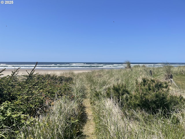 5870 Floyd Ave, Cloverdale, OR 97112 - water view featuring a view of the beach