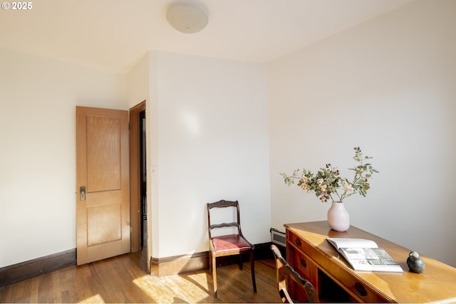 1818 N Killingsworth St, Portland, OR 97217 - home office with wood finished floors and baseboards
