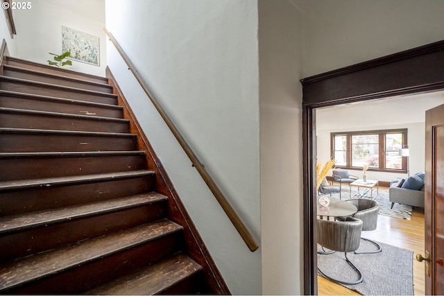 1818 N Killingsworth St, Portland, OR 97217 - stairs with wood finished floors