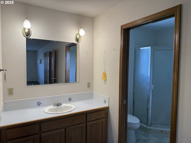 16117 NE 87th St, Vancouver, WA 98682 - full bathroom with a stall shower, vanity, and toilet