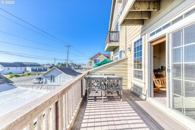 547 Front St, Rockaway Beach, OR 97136 - view of wooden terrace